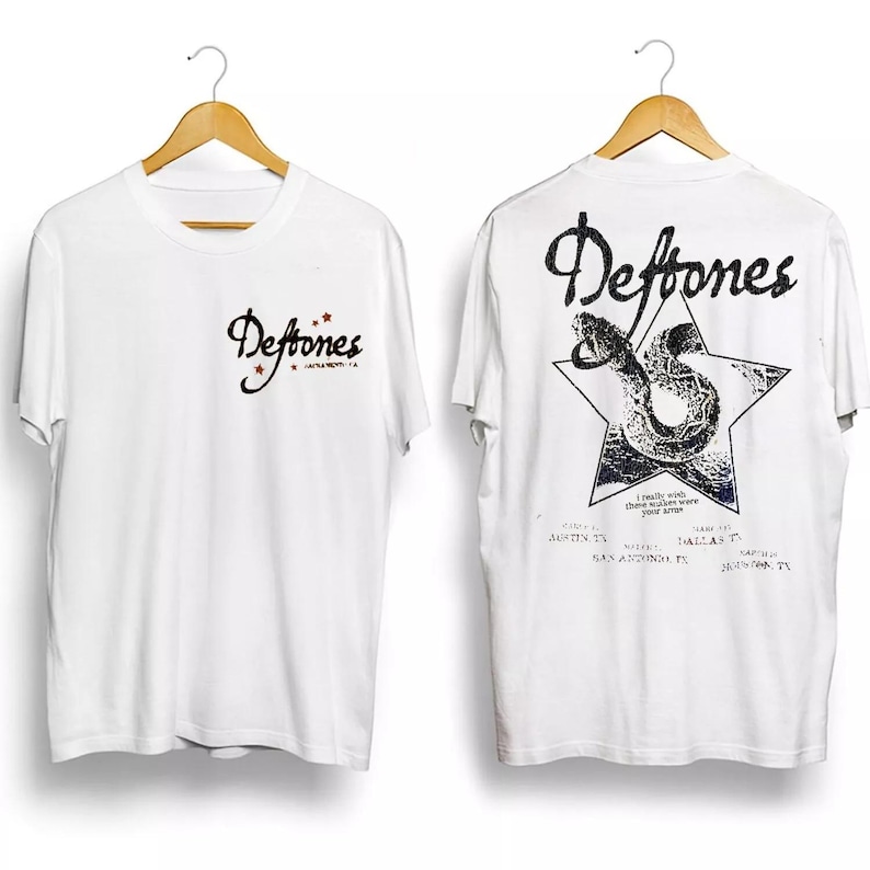 Deftones North American Tour 2025 Shirt, Deftones North American Concert Tour T-Shirt