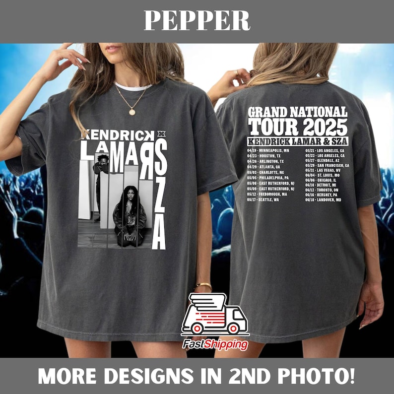 Kendrick & Sza Grand National Tour 2025, Sza Lana Album Cover, Sza Merch Shirt