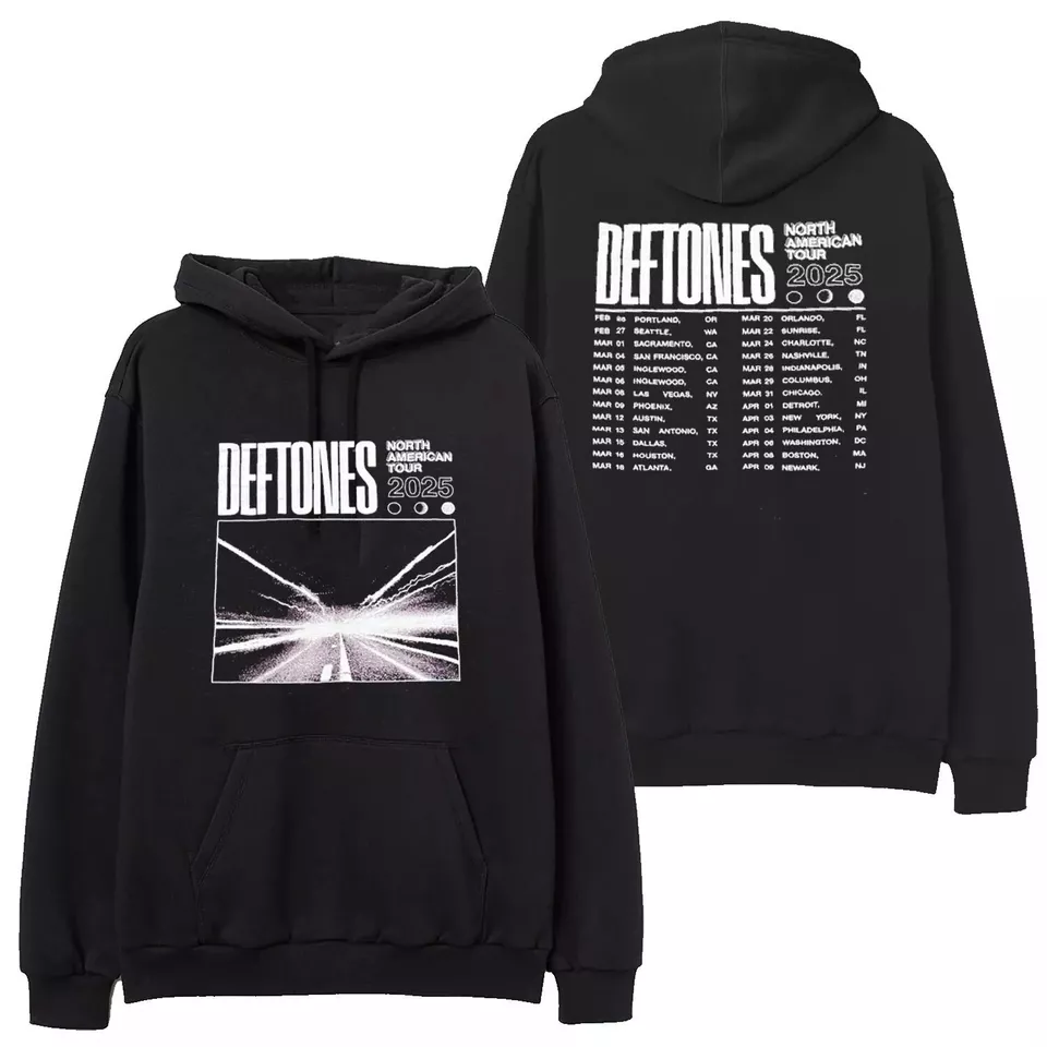 Deftones Rock Album 2025 Tour Concert Hoodie, Deftones Rock Album Merch Shirt