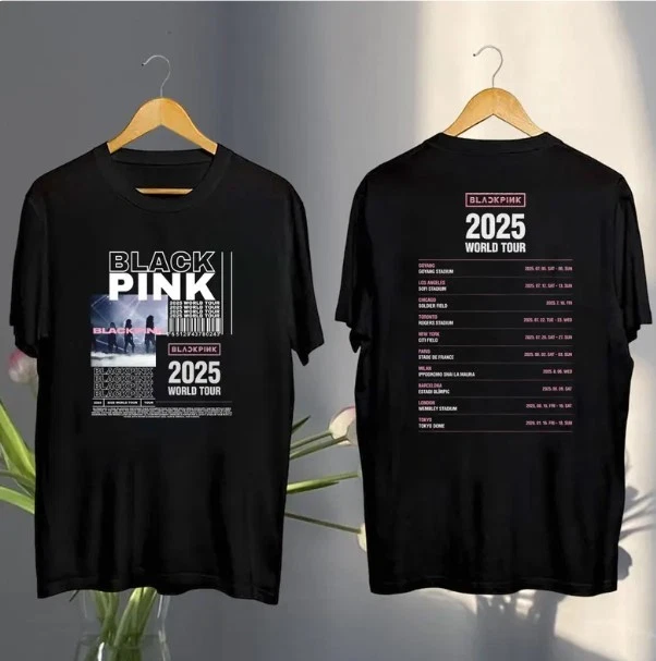 2025 Black Pink World Tour T-Shirt, Black Pink 2025 Concert Shirt