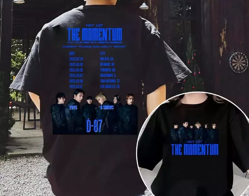 Nct 127 The Momentum Tour 2025 T-Shirt, Nct 127 Walk Shirt