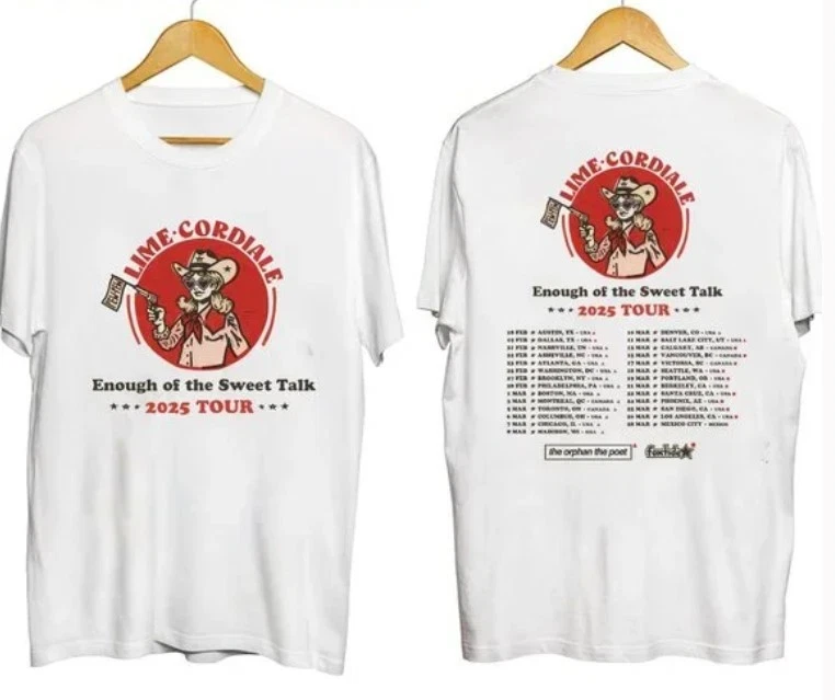 Lime Cordiale Tour 2025 Shirt All Size, New, Hot, Best For Fan