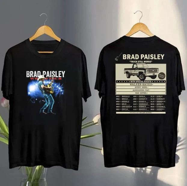 Brad Paisley Truck Still Works Tour 2025 T-Shirt, Brad Paisley Graphic Shirt Hot