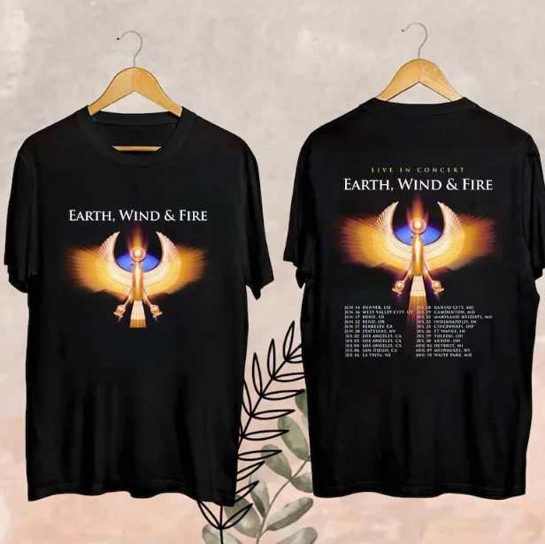 2025 Earth Wind  Fire Summer Tour Shirt, Earth Wind And Fire Merch, Earth Wind
