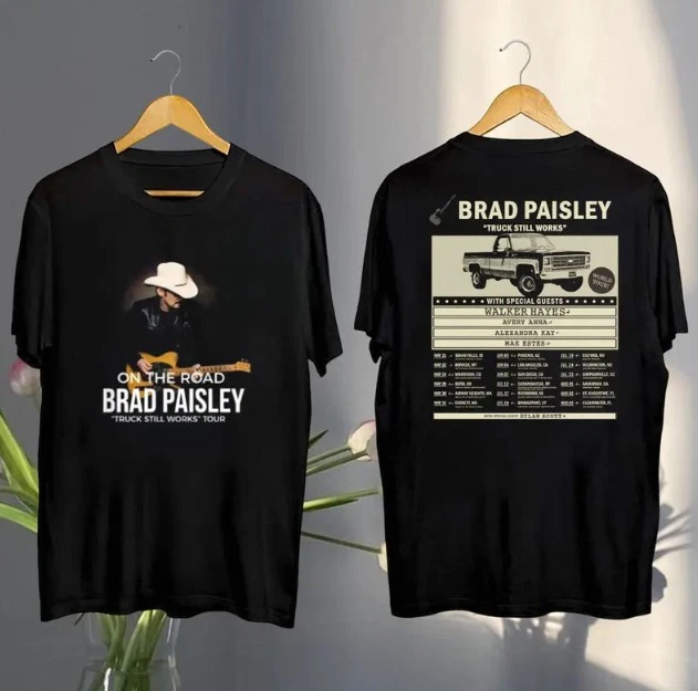Brad Paisley Vintage Shirt, Brad Paisley Truck Still Works Tour 2025 T-Shirt,