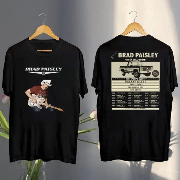 Brad Paisley Concert Shirt, 2025 Brad Paisley Truck Still Works Tour Shirt, Brad