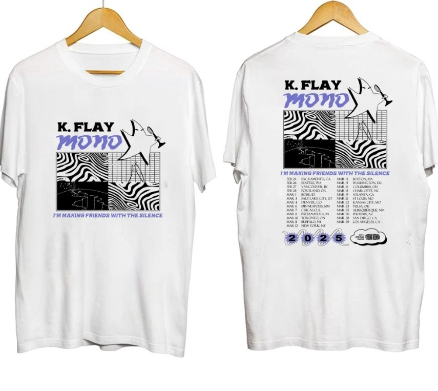 Kflay Tour 2025 Shirt Great Hot Band Tshirt Cool Design Best Best