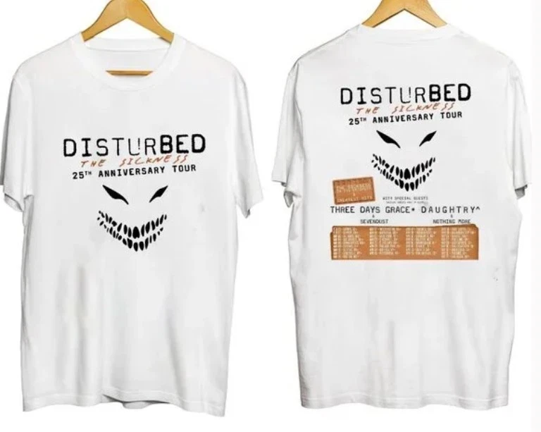 Tour Anniversary Hot Hot Disturbed Tour 2025 Shirt Best Gift Best Design