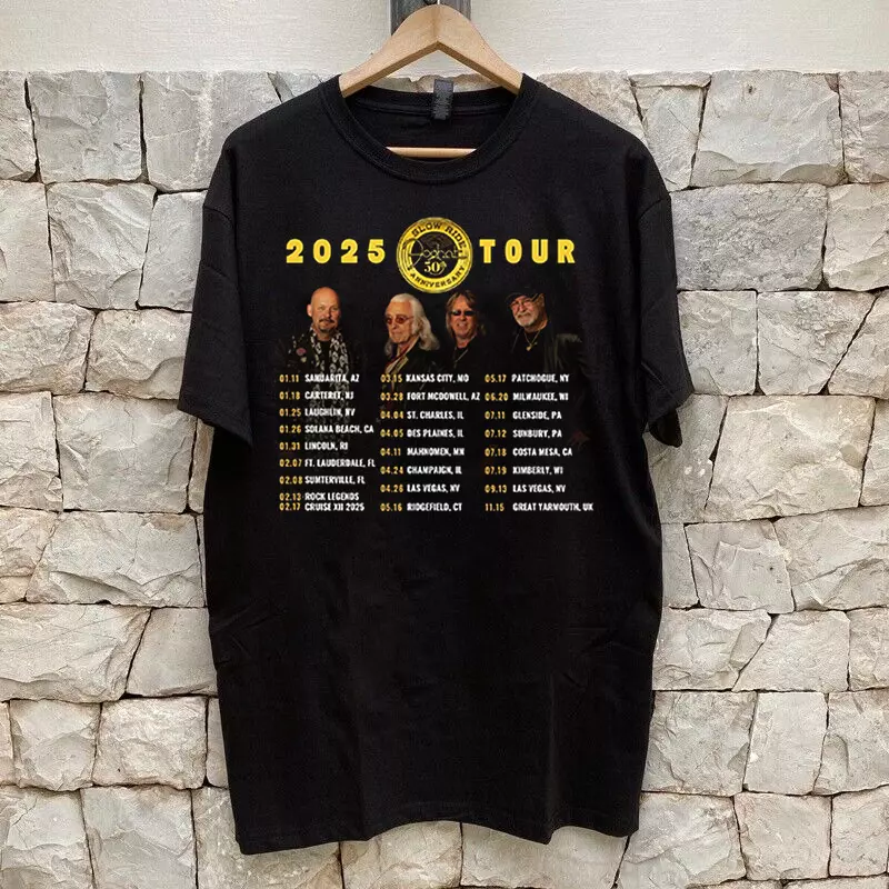Foghat Band Tour 2025 T Shirt Full Size S-5Xl