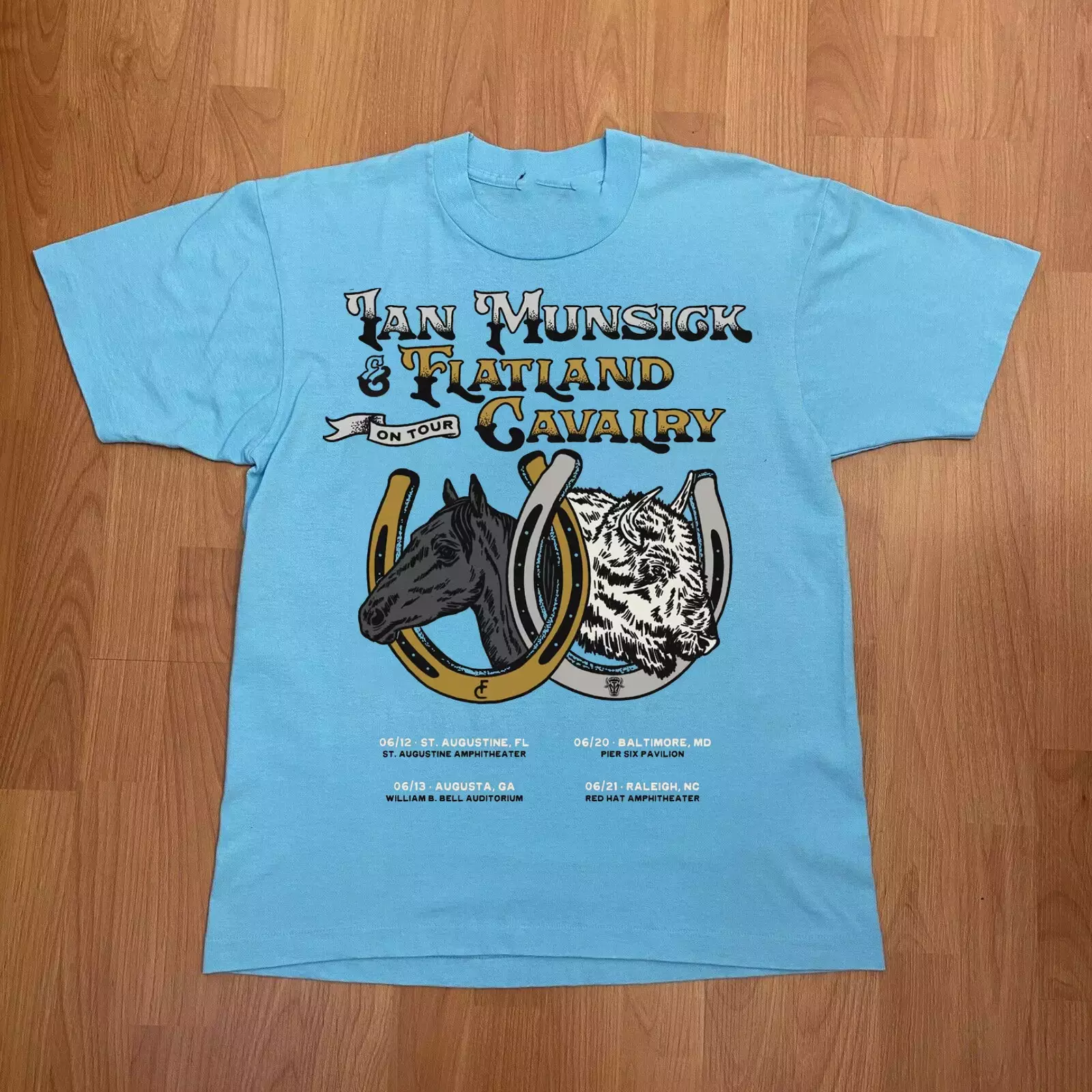 Flatland Cavalry Tour 2025 With Ian Munsick T Shirt Full Size S-5Xl