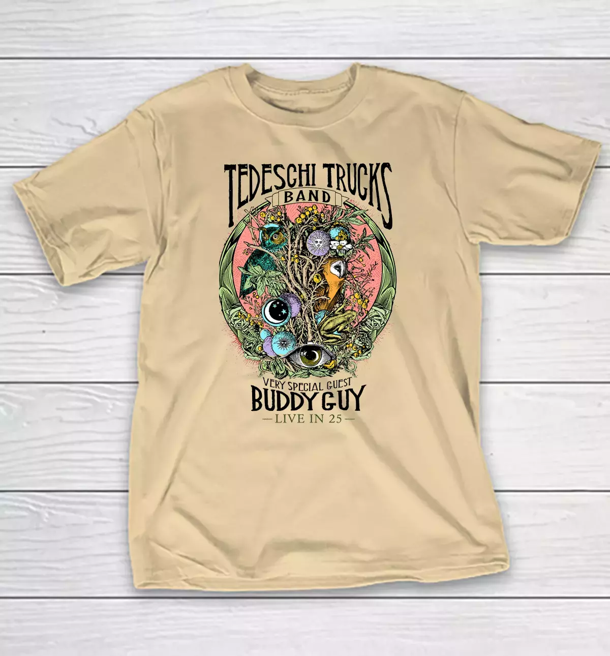 Tedeschi Trucks Band Tour 2025 With Buddy Guy T Shirt Size S-5Xl