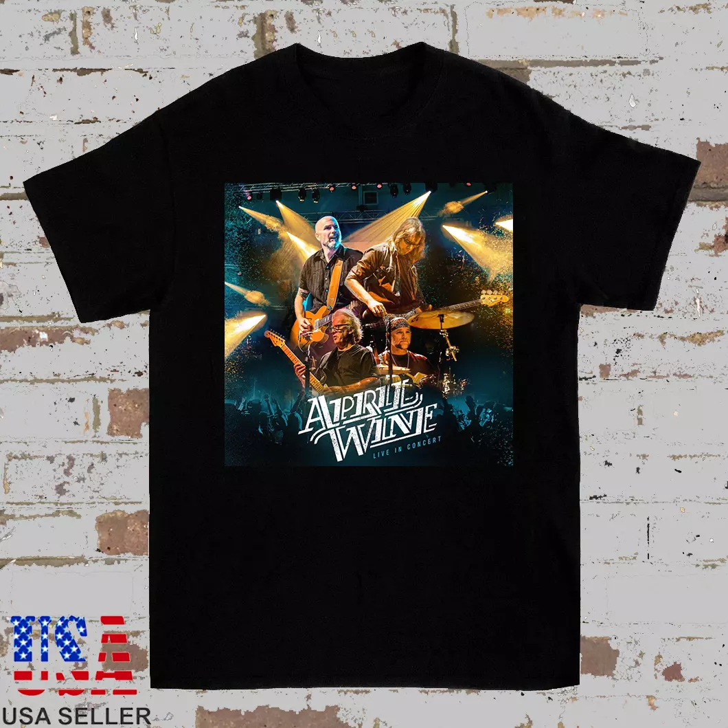 April Wine Band Members Live In Concert March 2025 T Shirt Full Size S-5Xl