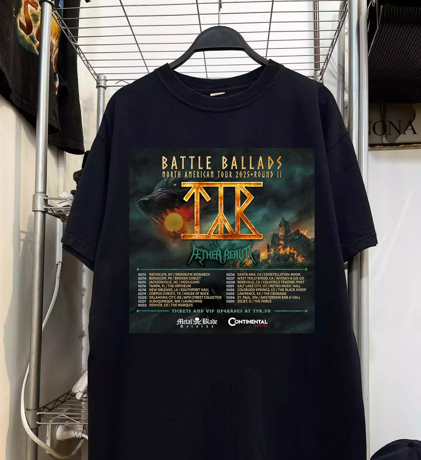 Tr Band 2025 North American Tour T Shirt Full Size S-5Xl