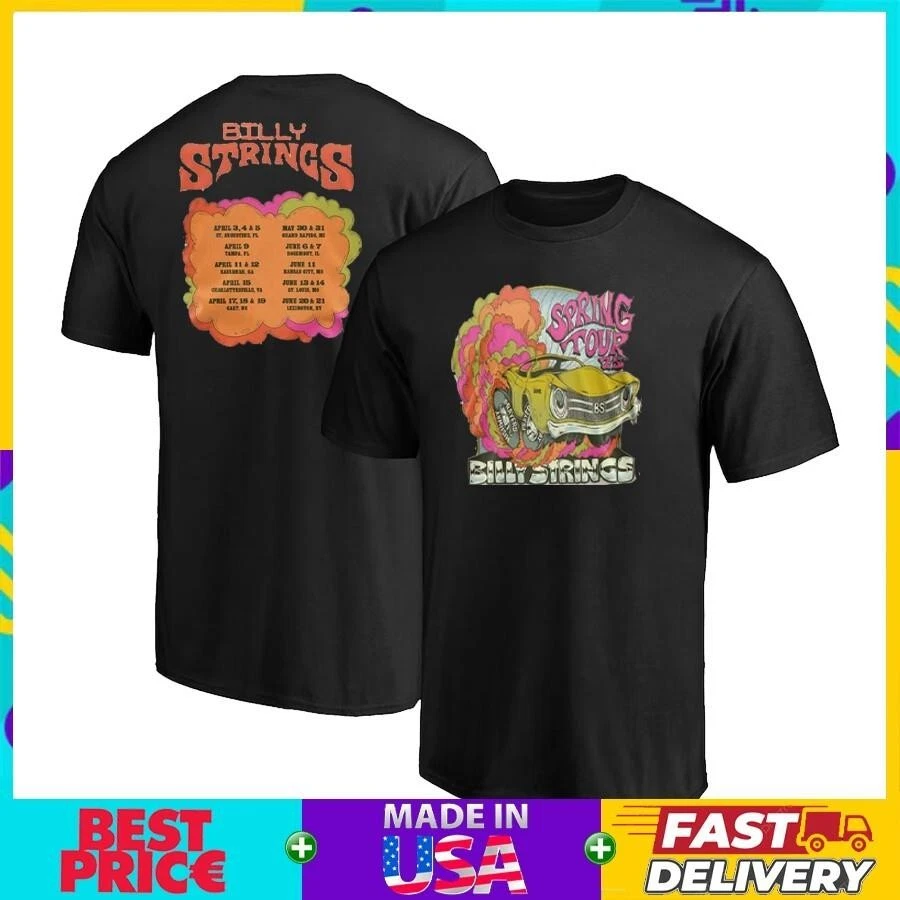 Billy Strings Spring Tour 2025 Shirt Perfect Gift For Friends   Family All Size