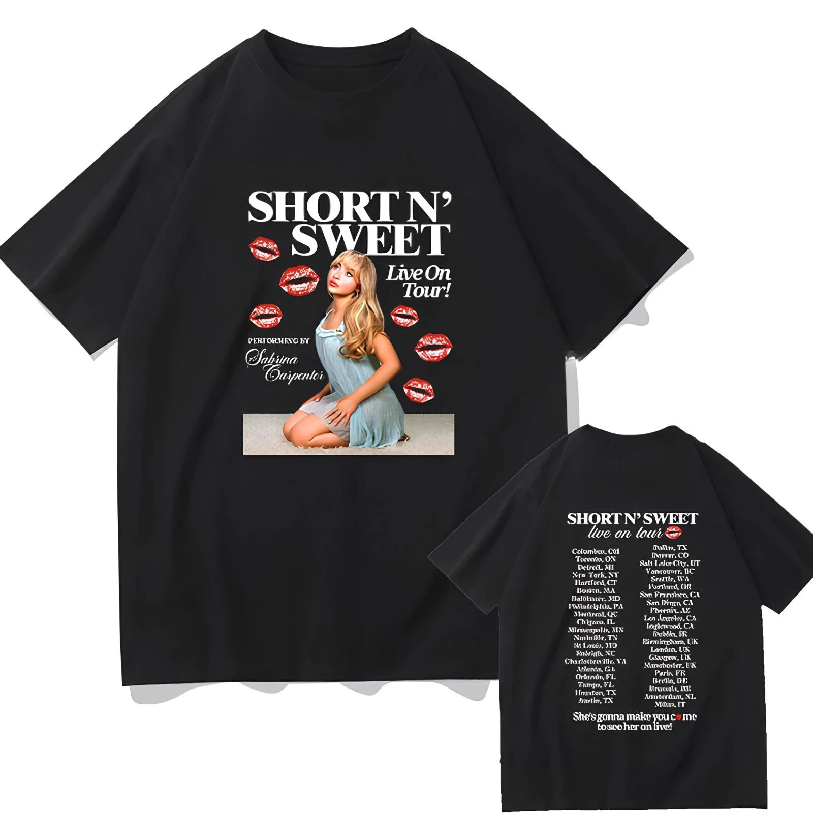 Sabrina Carpenter Short N  Sweet Album 2025 T-Shirt  Graphic Shirt  Gift For Fan