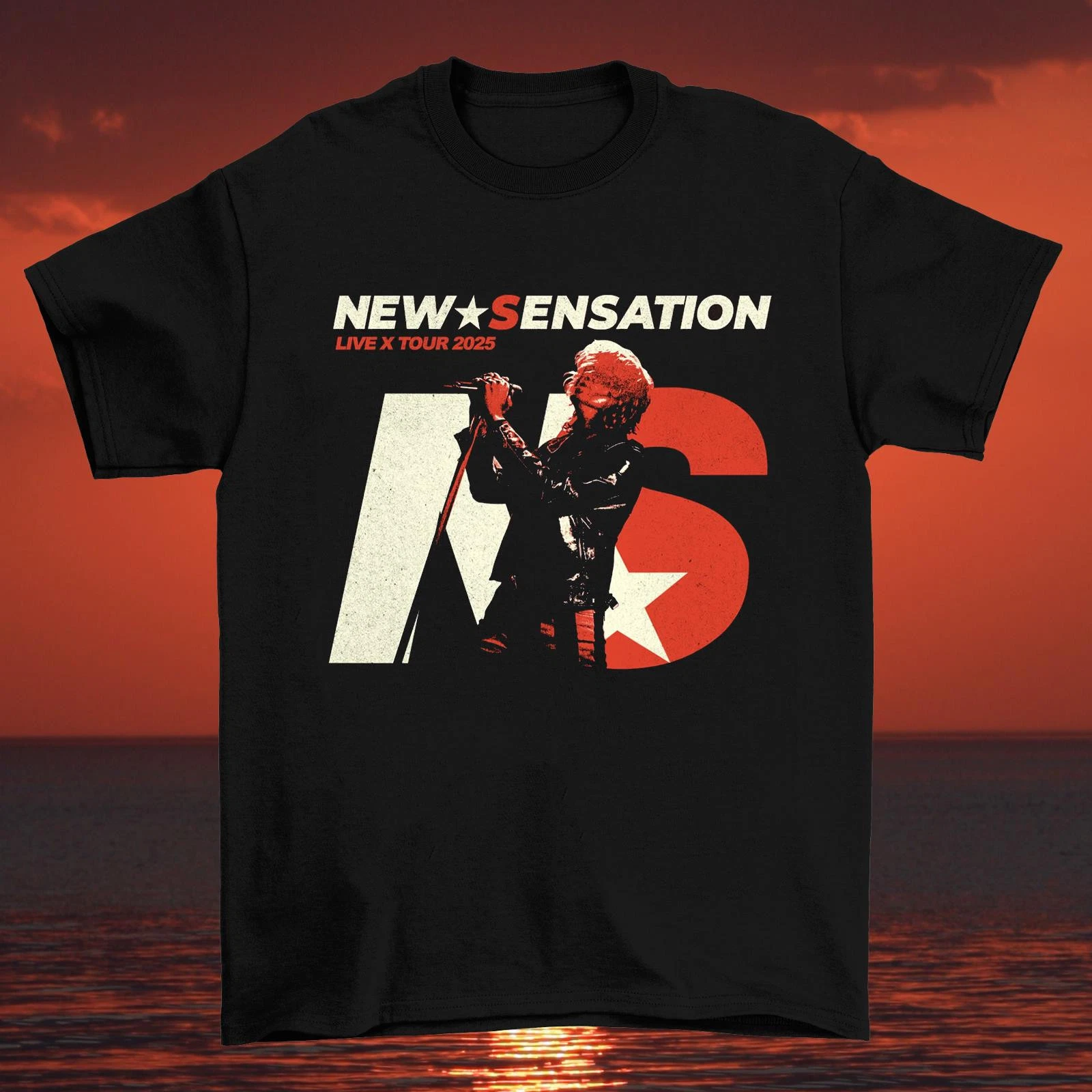 Inxs Band Live Tour 2025 T Shirt Full Size