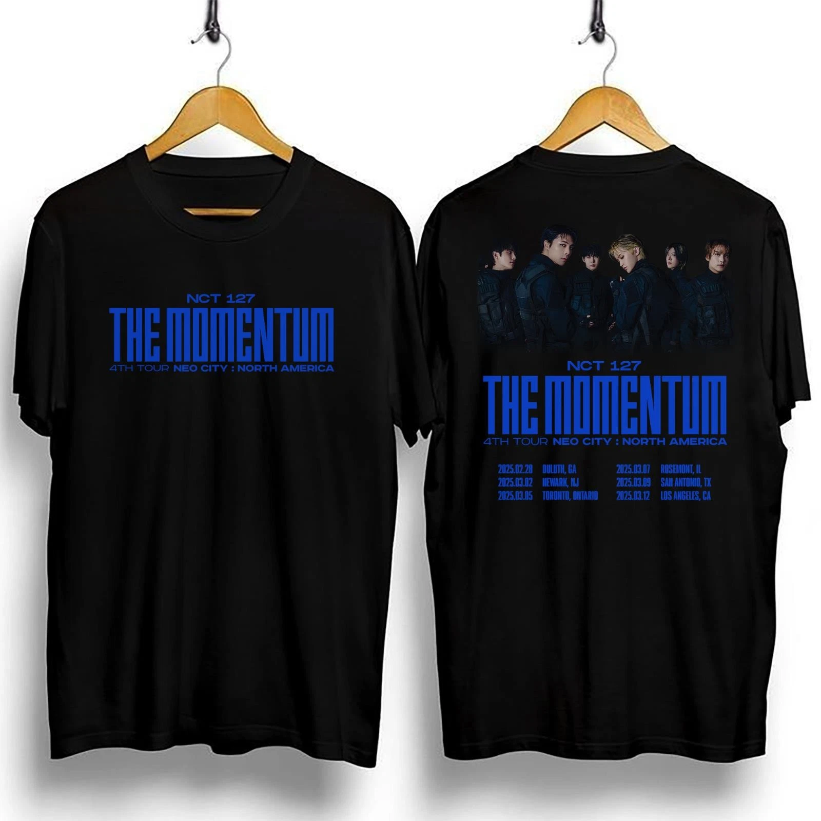 Nct 127 The Momentum Tour 2025 Nct 127  Nct 127 Tour T-Shirt