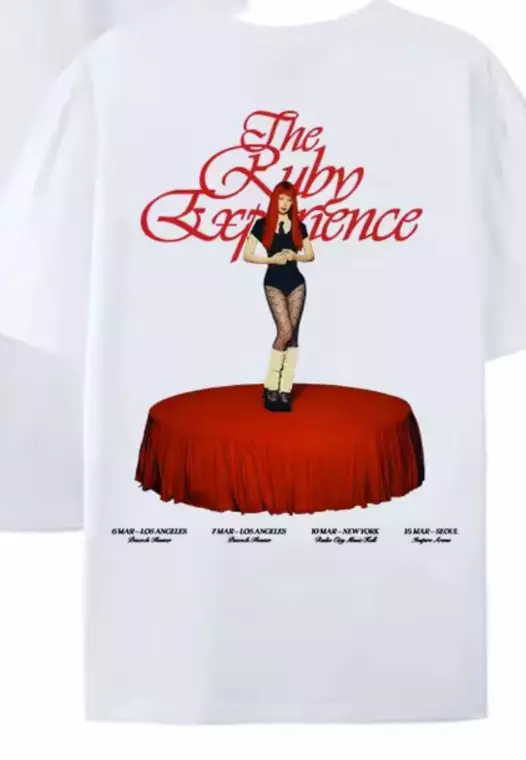 Jennie Ruby Album, Tour 2025, New Shirt All Size