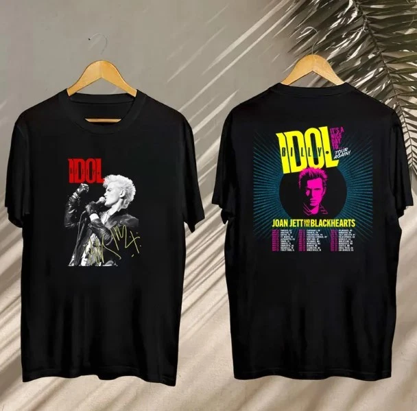 Billy Idol 2025 Concert Shirt, Billy Idol It'S Nice Day To Tour Again 2025Shirt