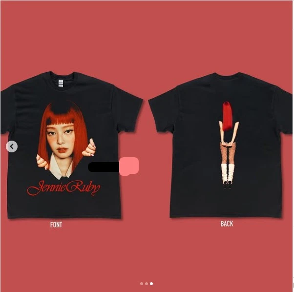 Jennie Ruby Album, Tour 2025, New Shirt All Size, Hot Hot
