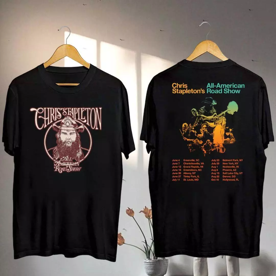 Chris Stapleton Country Music Shirt  Chris Stapleton 2025 All-American Road Tour