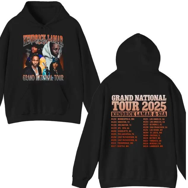 Kendrick   Sza Grand National Tour 2025 Merch Hoodie 3D 