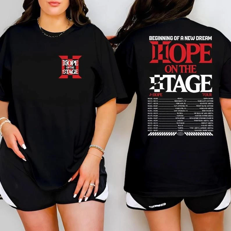 J Hope Tour 2025 T-Shirt  J Hope Hope On The Stage Tour Shirt  Jhope Shirt