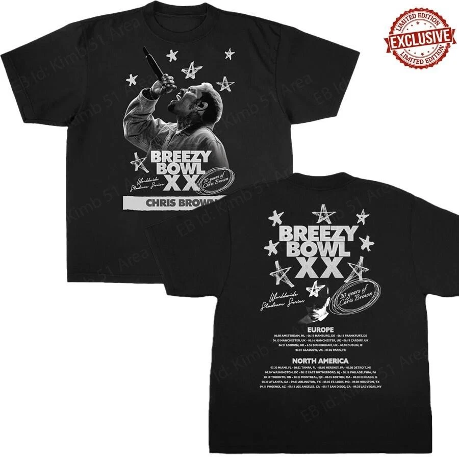 2025 Tour Breezy Bowl Xx 20 Year Of Music T-Shirt