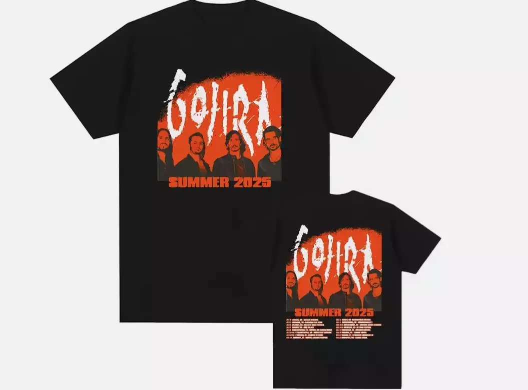 Gojira Summer 2025 Tour T-Shirt For Fans S-5Xl Double Sided