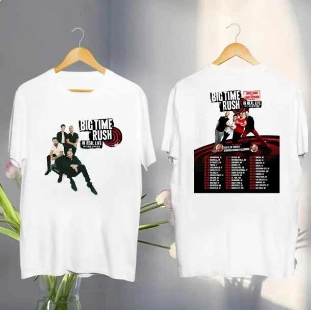 2025 Big Time Rush In Real Life Worldwide Tour Shirt, Big Time Rush