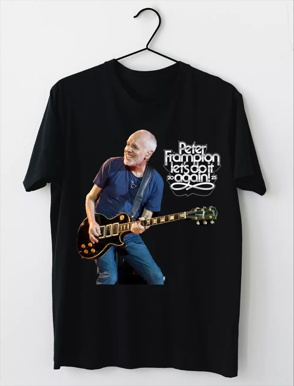 Peter Frampton Let'S Do It Again 2025 Tour Black All Size Gift Shirt