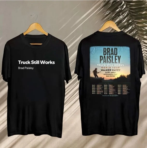 2025 Brad Paisley Truck Still Works World Tour Shirt, Brad Paisley Concert