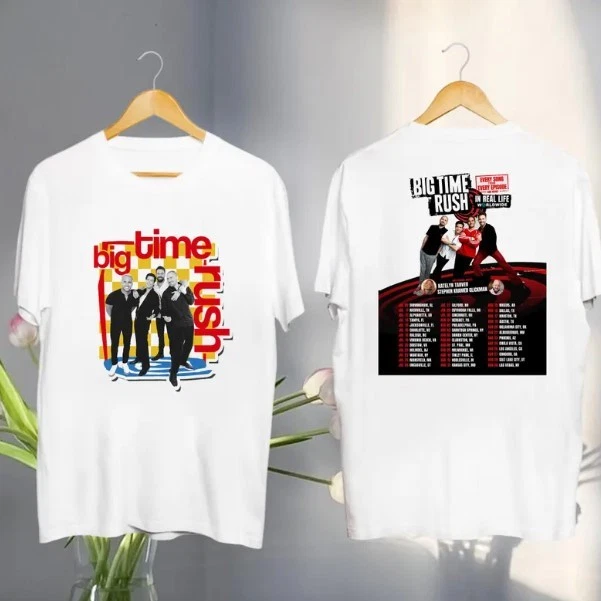 Big Time Rush Graphic Shirt, 2025 Big Time Rush In Real Life