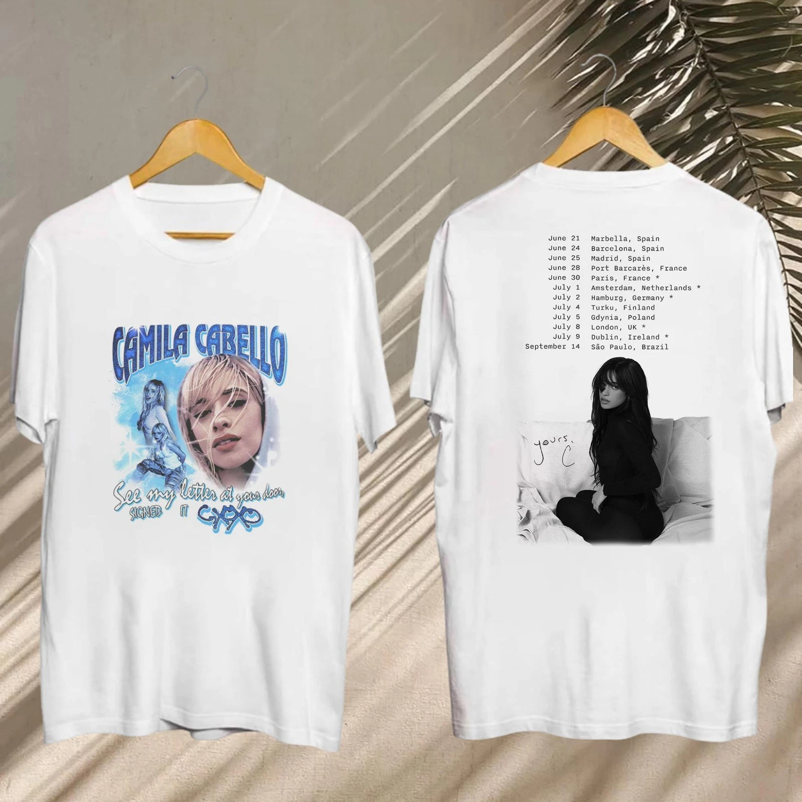 2025 Camila Cabello Yours C Tour Shirt Camila Cabello Yours C Tour Shirt