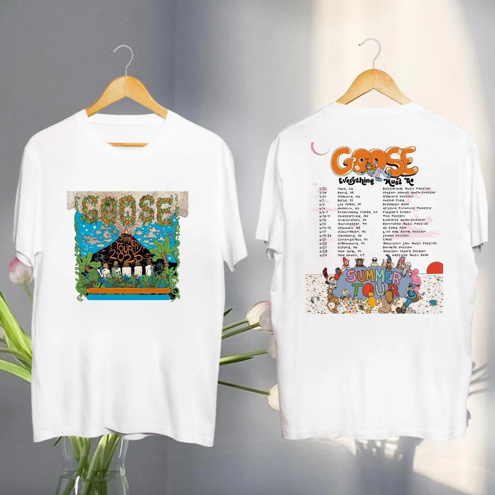 2025 Goose The Band Everything Must Go Summer Tour Shirt Goose The Band