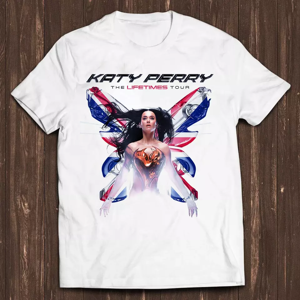 Katy Perry The Lifetimes Tour 2025 T Shirt