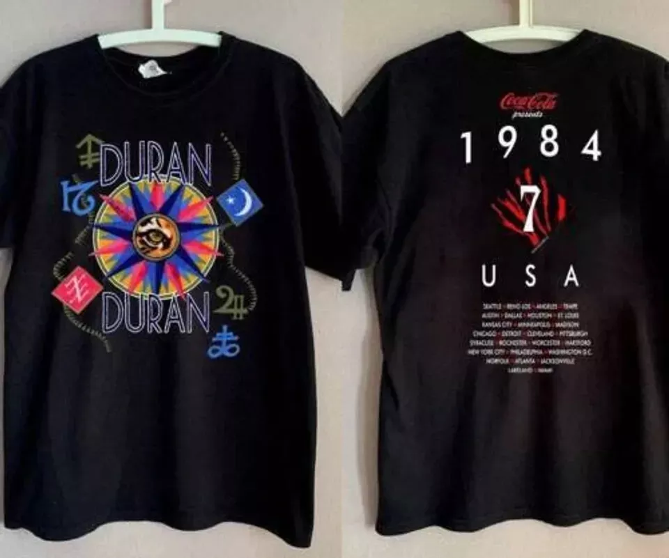 Duran Duran T-Shirt, Vintage 1984 Duran Duran Concert Tour T Shirt