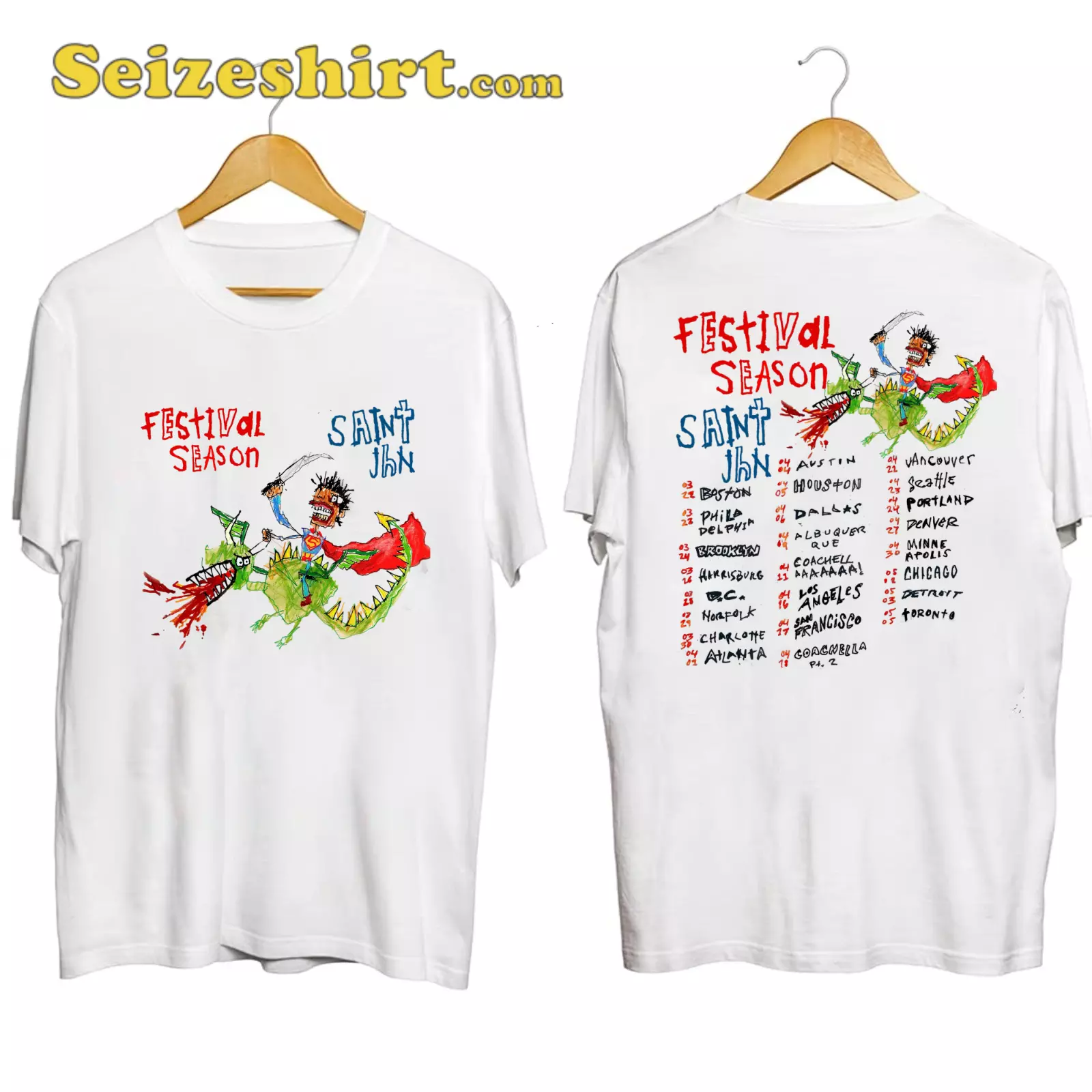 Saint Jhn Festival Season Tour 2025 T-Shirt