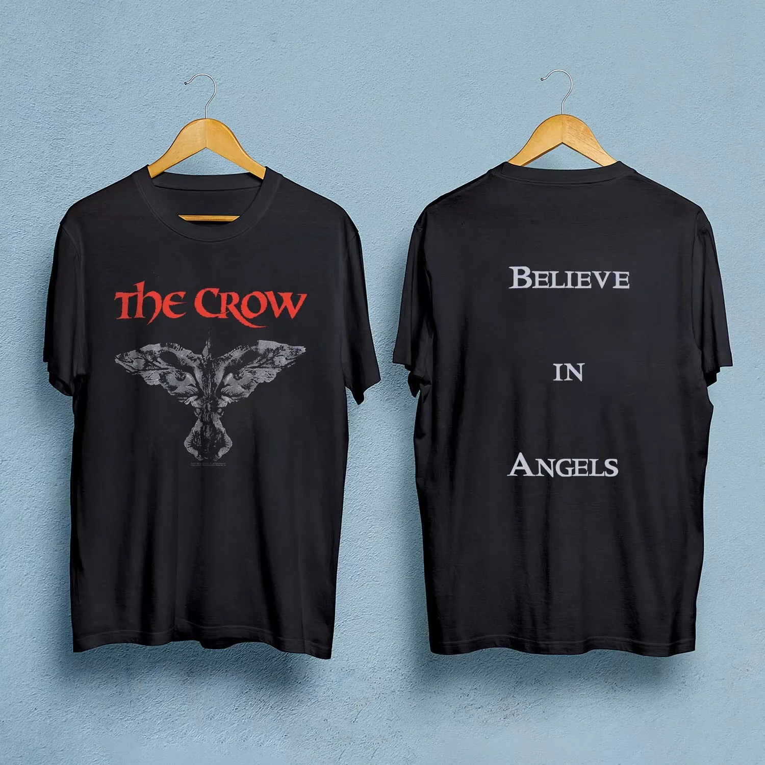 Vintage 1994 The Crow Believe In Angels Shirt