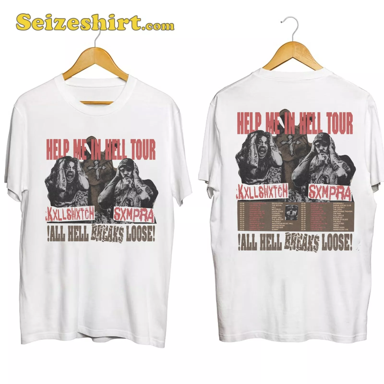 Kxllswxtch The Help Me In Hell Tour 2025 T-Shirt