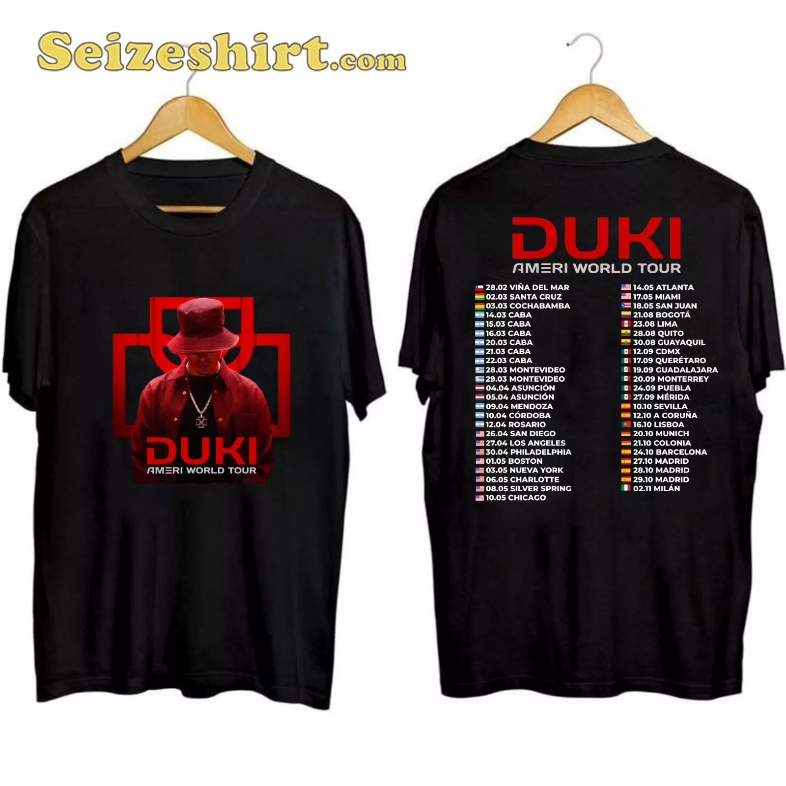 Duki Ameri World Tour 2025 T-Shirt