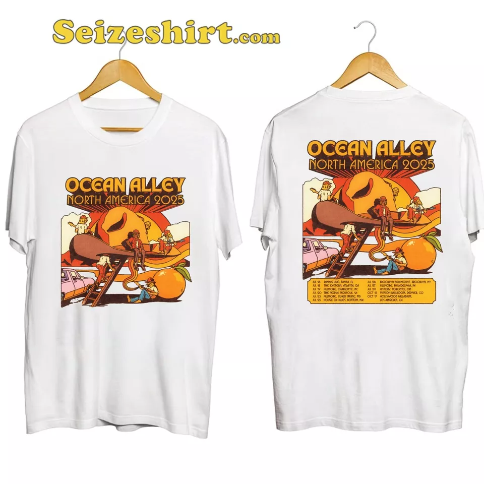 Ocean Alley North America 2025 Tour T-Shirt