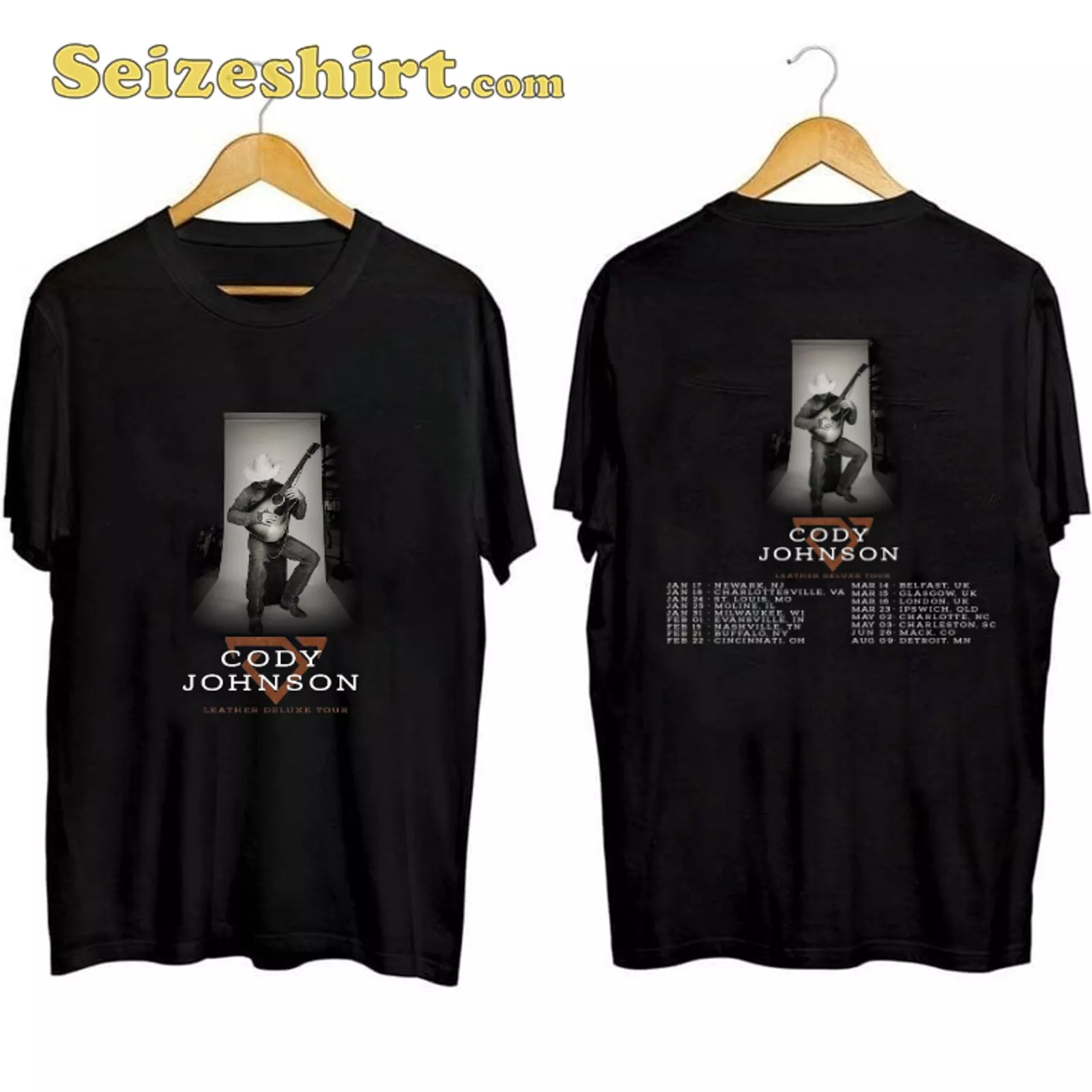 Cody Johnson Leather Deluxe Tour 2025 T-Shirt