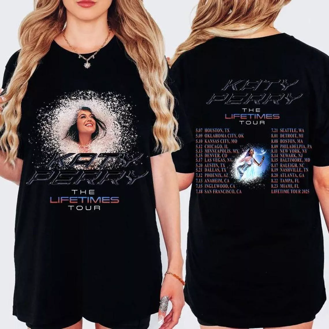 Katy Shirt, Katy Perry The Lifetime Tour 2025 T-Shirt, Katy Perry 2025 Concert