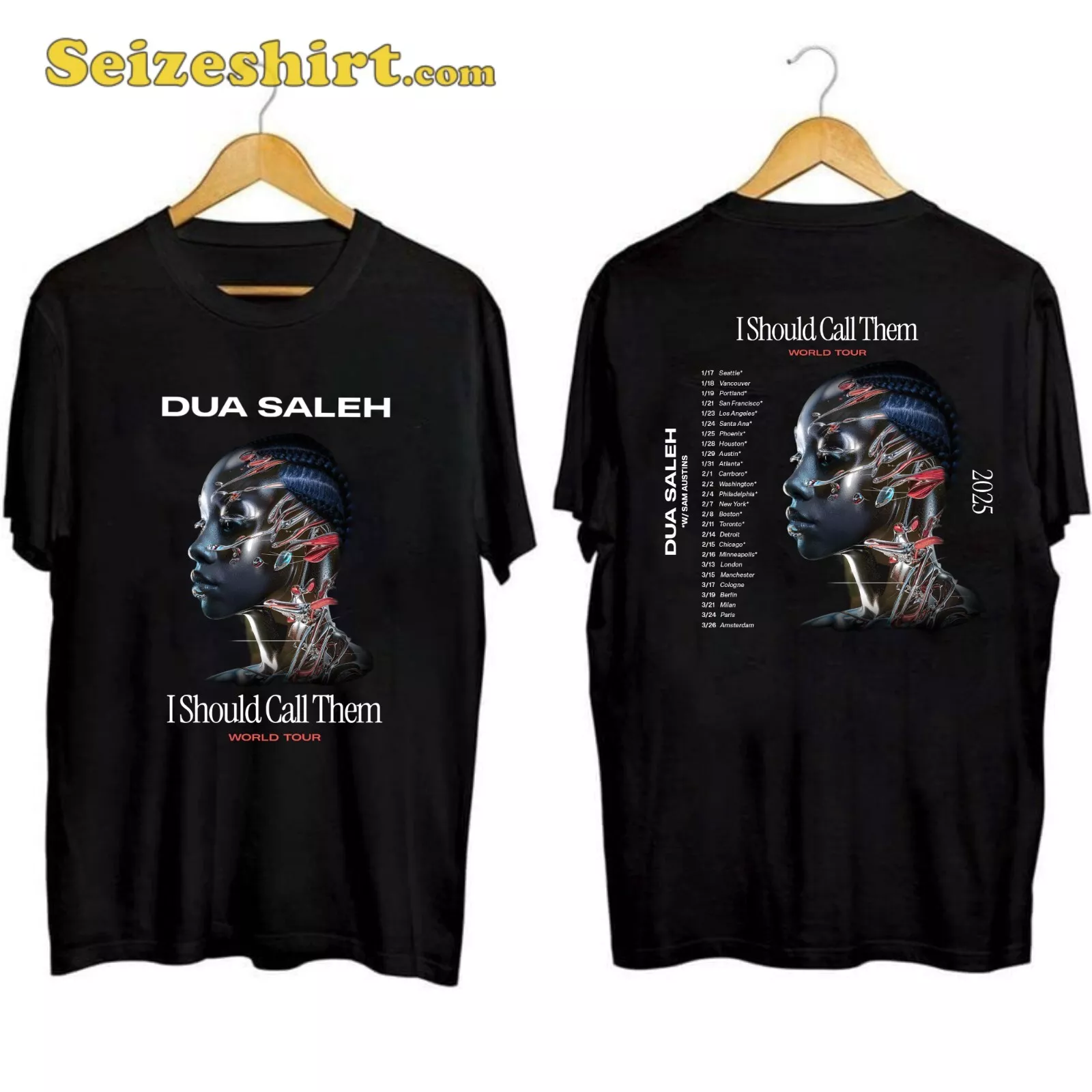 Dua Saleh Tour 2025 T-Shirt