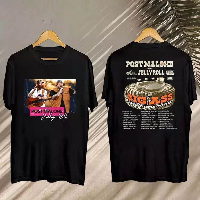 Post Malone Tour 2025, Music Shirt , Funny Shirt , Gift For Fan