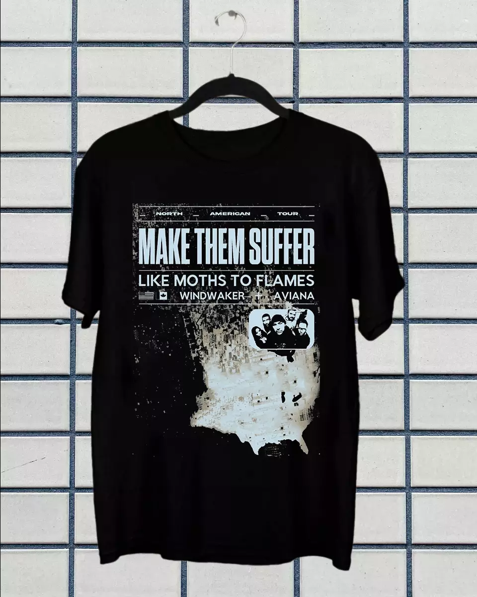 Make Them Suffer Band North America Tour 2025 T Shirt