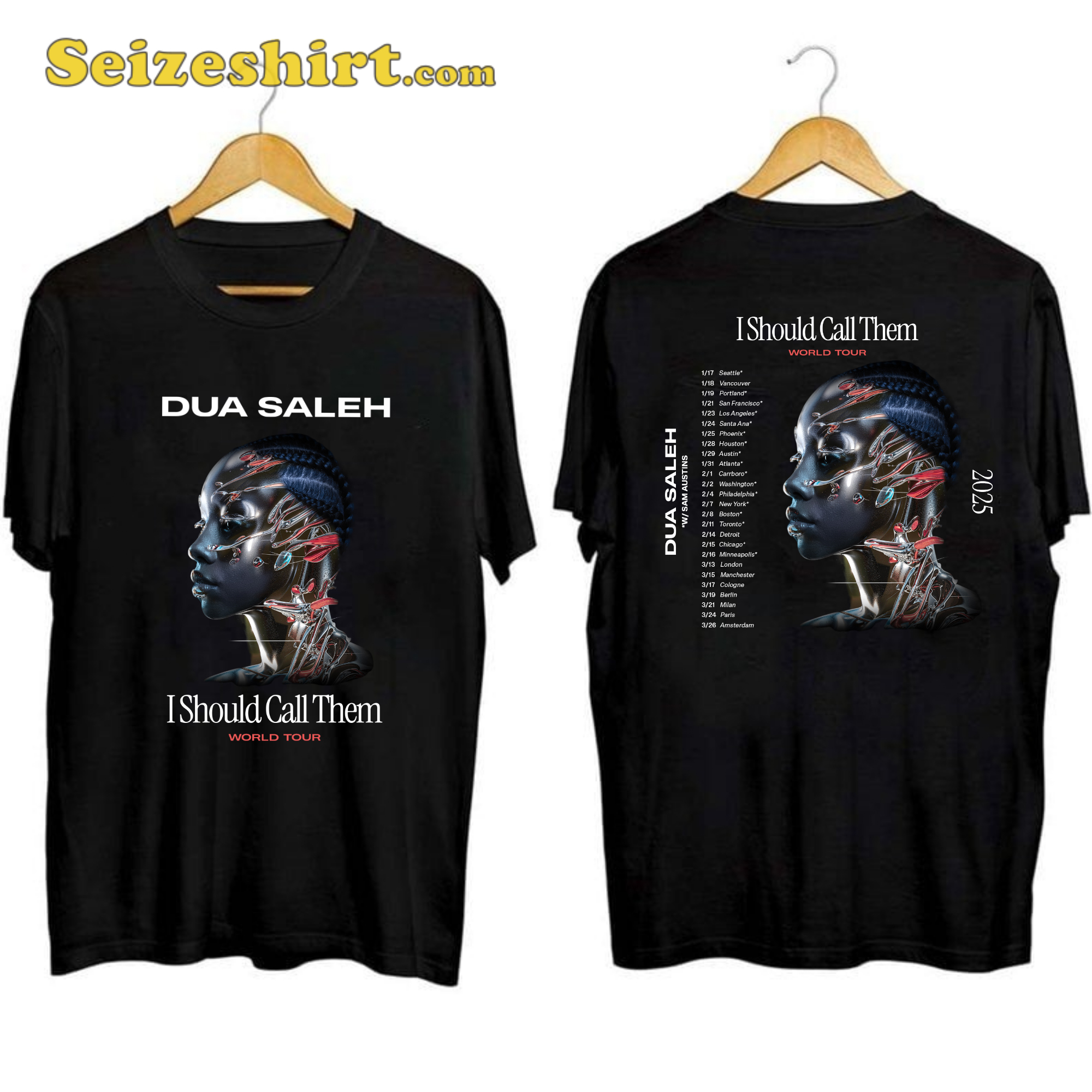 Dua Saleh Tour 2025 Shirt