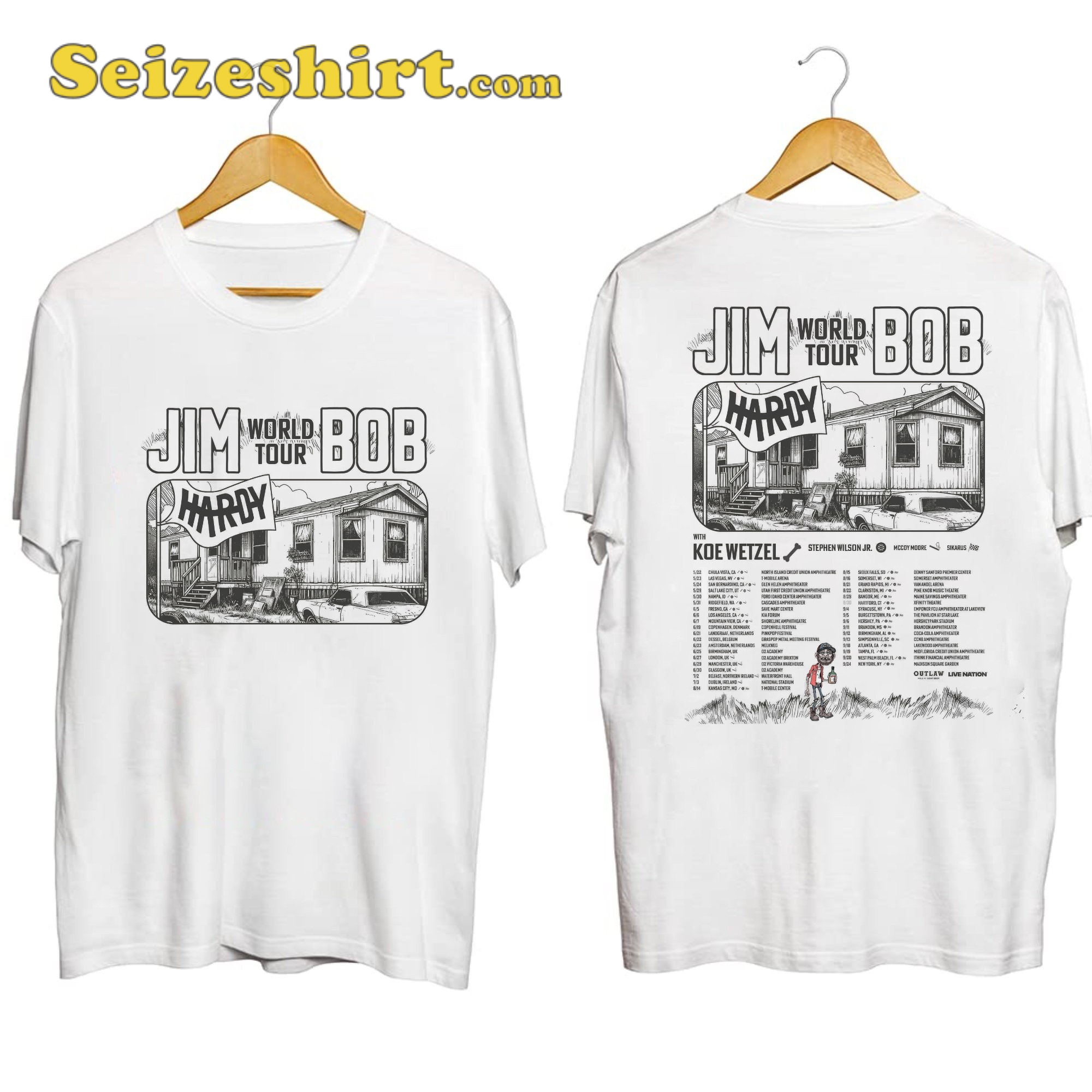 Jim Bob And Hardy Tour 2025 Shirt