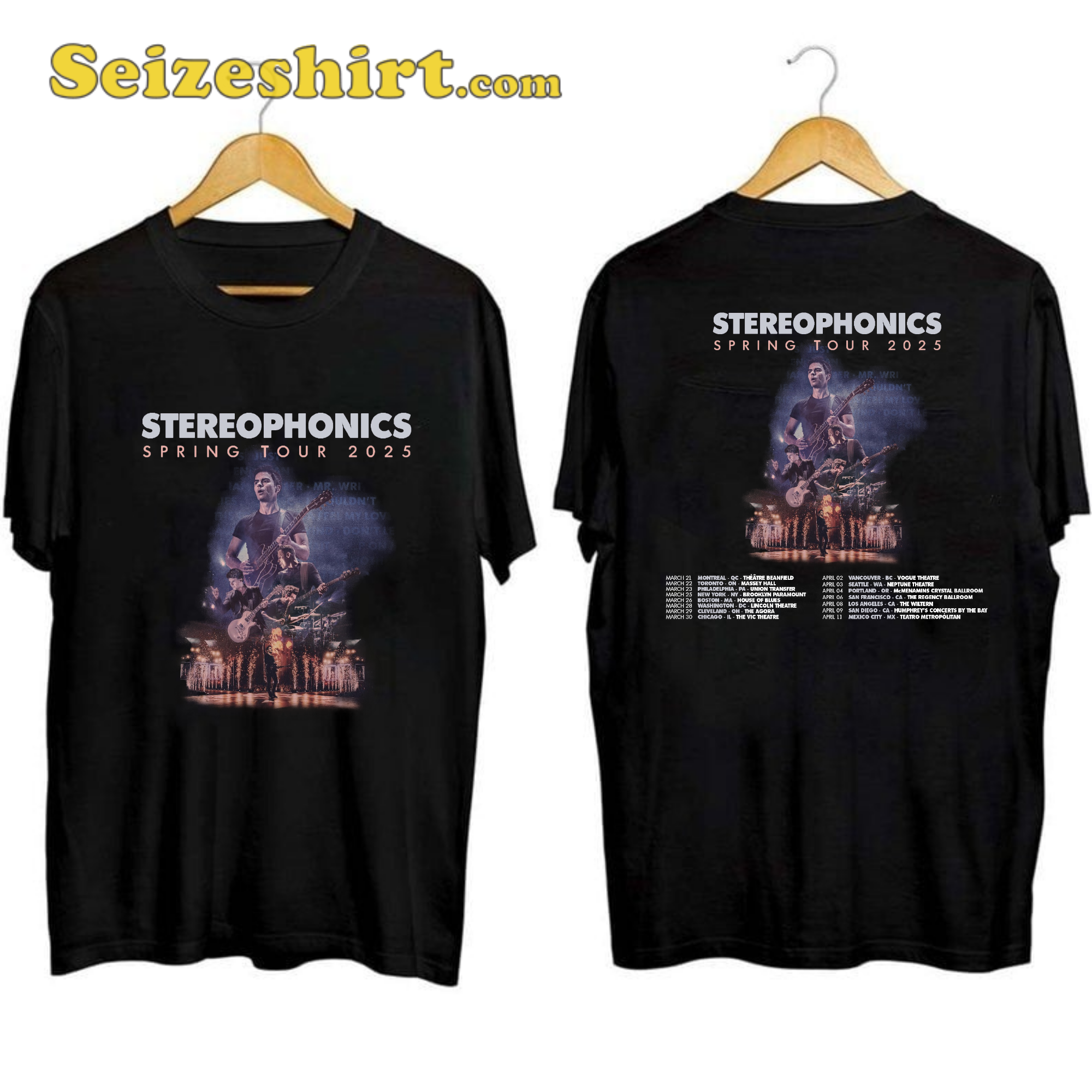Stereophonics Spring Tour 2025 Shirt